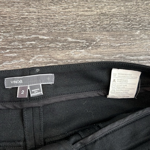 Vince Black Legging Skinny Pants Trousers 2 - Picture 4 of 11
